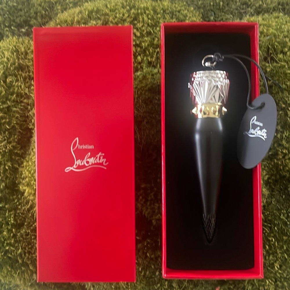 Christian Louboutin Limited Edition Lipstick ornament.  NIB color : Retro Berry